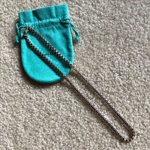 Tiffany and Co. Venetian Box Link Necklace